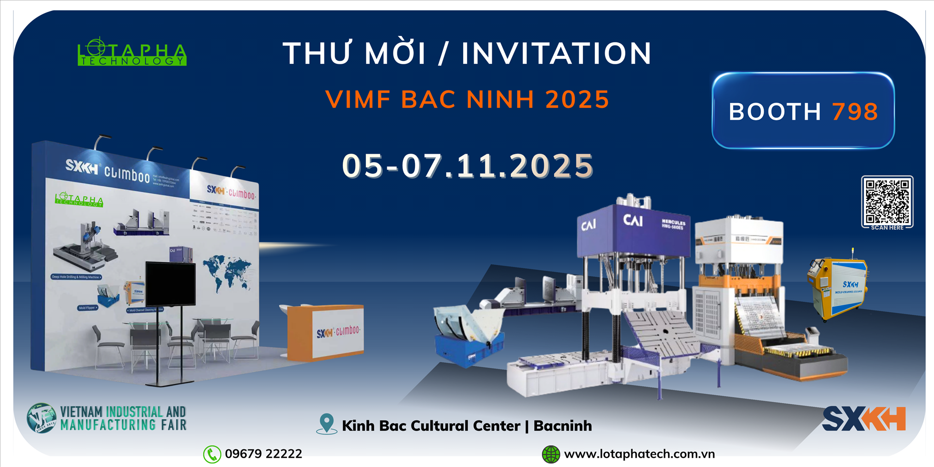 THƯ MỜI THAM DỰ TRIỂN LÃM CÔNG NGHIỆP VÀ SẢN XUẤT VIỆT NAM | VIMF BẮC NINH 2025