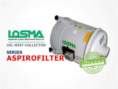 LOSMA ASPIROFILTER | BỘ HÚT SƯƠNG DẦU, KHÓI, HƠI DẦU