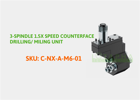 CITIZEN CINCOM | 3-SPINDLE 1.5X SPEED COUNTERFACE DRILLING/ MILLING UNIT