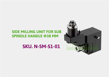 NOMURA DS | SIDE MILLING UNIT FOR SUB SPINDLE HANDLE Φ38 MM