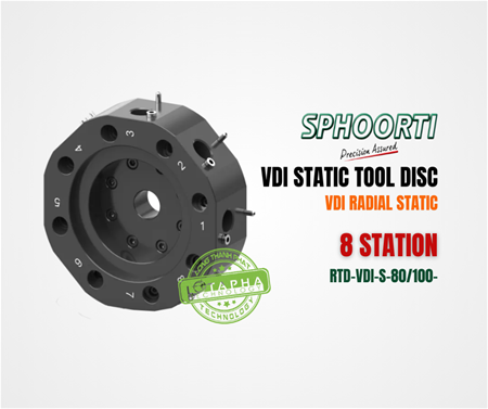 SPHOORTI | VDI TOOL DISC | VDI RADIAL 8 STATION