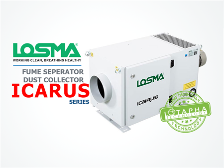 LOSMA ICARUS | BỘ HÚT SƯƠNG DẦU, KHÓI, HƠI DẦU