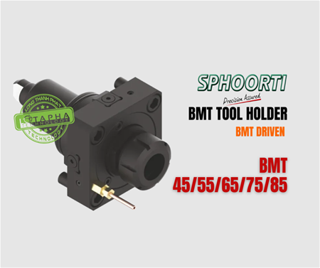 SPHOORTI | BMT DRIVEN TOOL HOLDER | AXIAL TOOL HOLDERS- B45