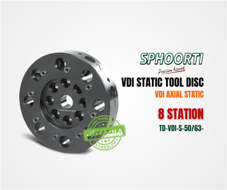 SPHOORTI | VDI TOOL DISC | VDI AXIAL 8 STATION