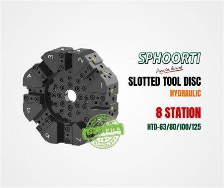 SPHOORTI | SLOTTED TOOL DISC | HYDRAULIC 8 STATION