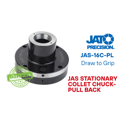 JAS-5C-PL / JAS-16C-PL Stationary Collet Chuck-Pull Back