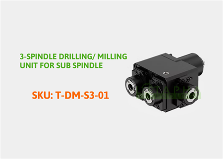 TSUGAMI | 3-SPINDLE DRILLING/ MILLING UNIT FOR SUB SPINDLE